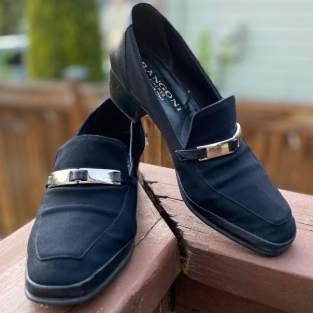 Rangoni Handmade Italian Heeled Loafers - 6.5B
